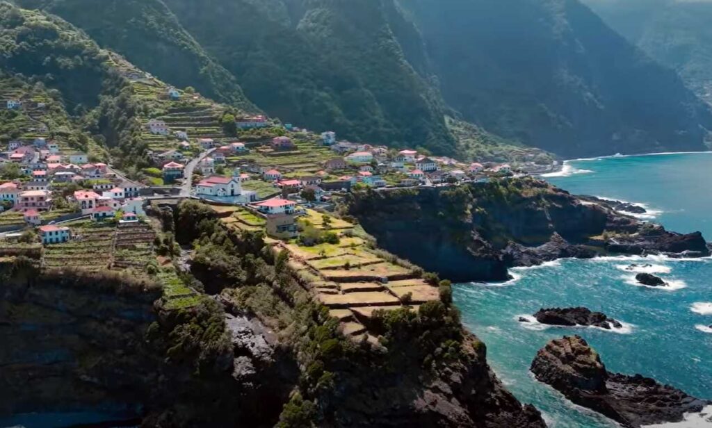 Pohľad na ostrov Madeira