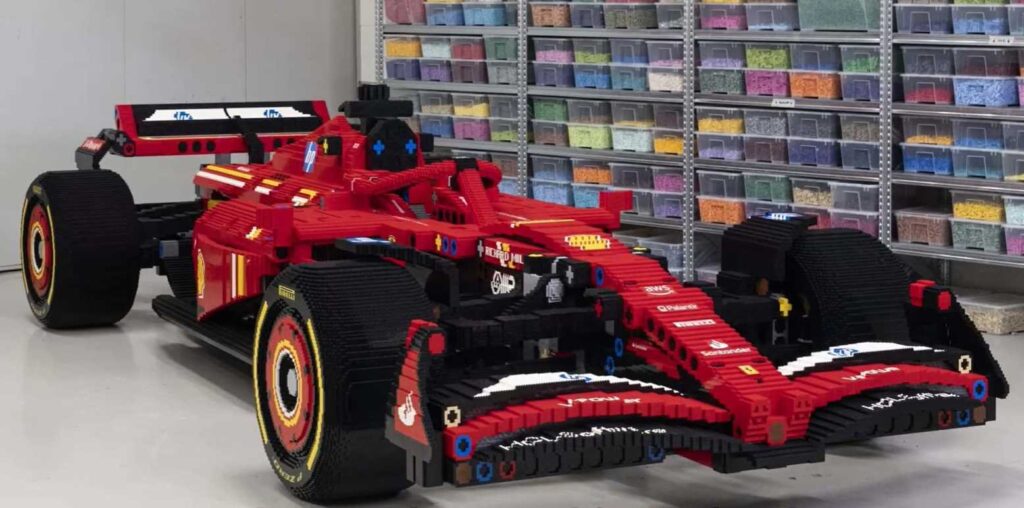 F1Ferrari z lega skutočnej veľkosti