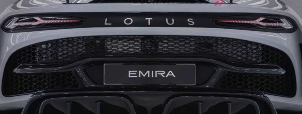 Lotus Emira zadná časť