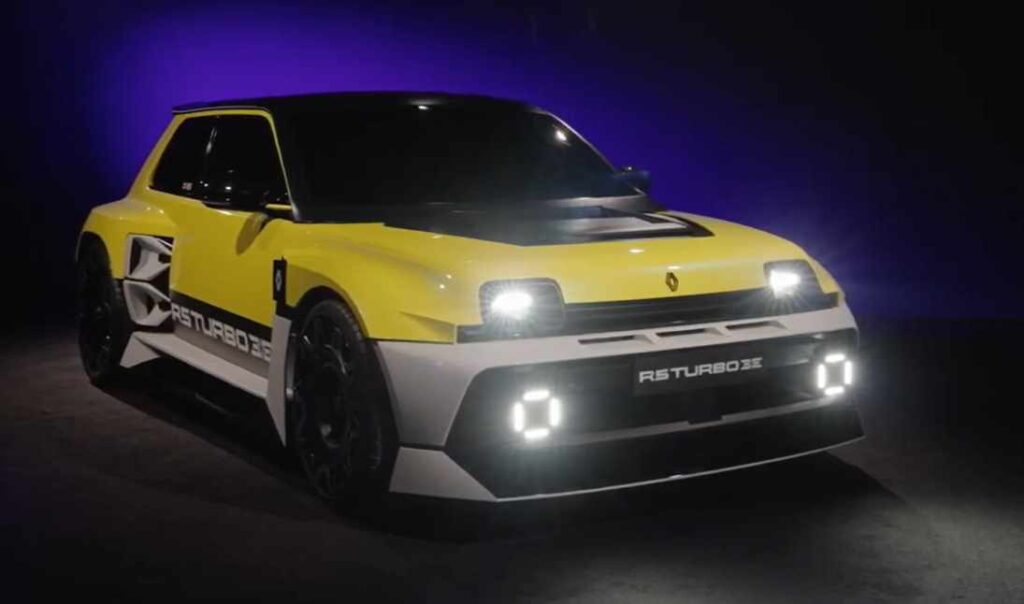 Žltý Renault 5 spredu