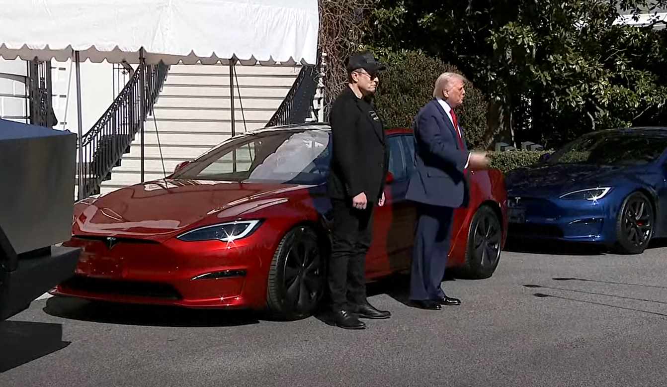 Trump Musk a Tesla