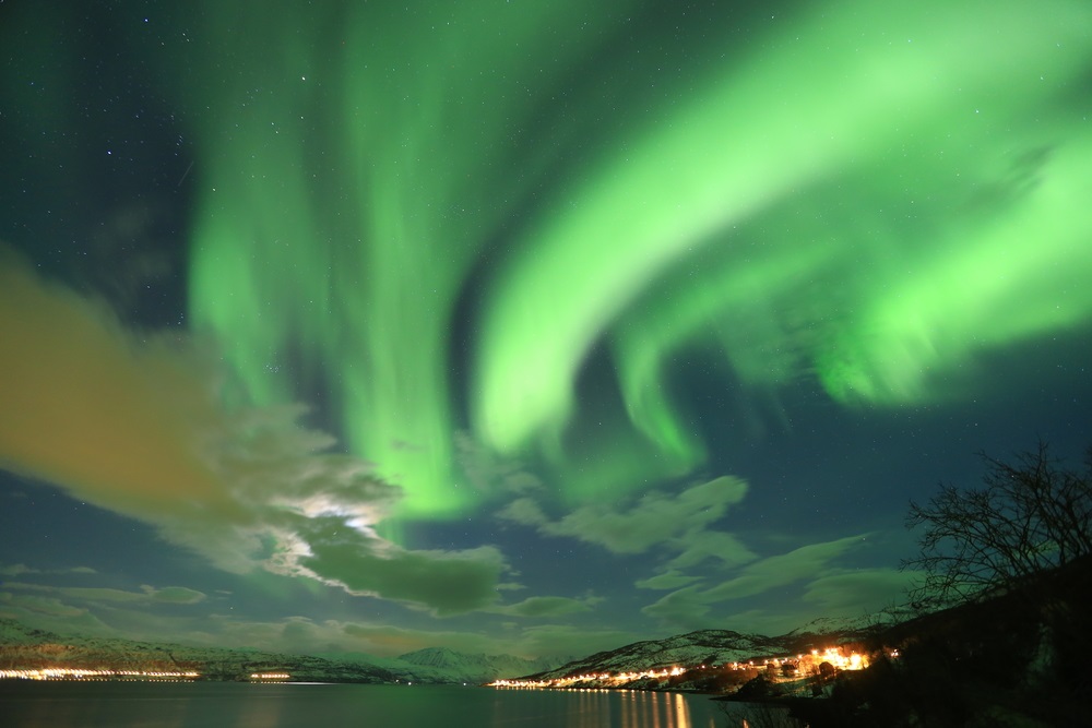 Sommarøy, polarna žiara